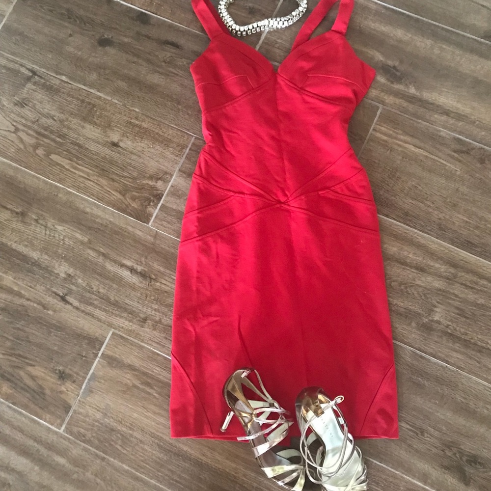 Red DVF DRESS